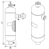 Stainless steel / Steel Armstrong Thermosyphon Mixer | MTS 300 / 500